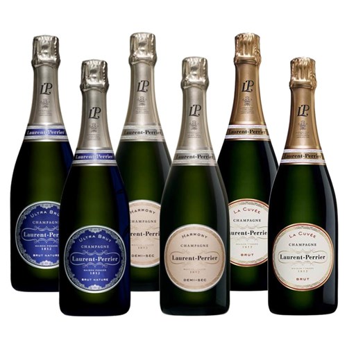 Crate of 6 The Laurent Perrier Collection